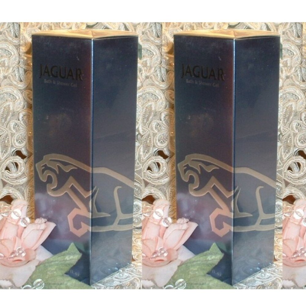 LOT OF TWO - Classic Jaguar Blue Shower Gel for Men